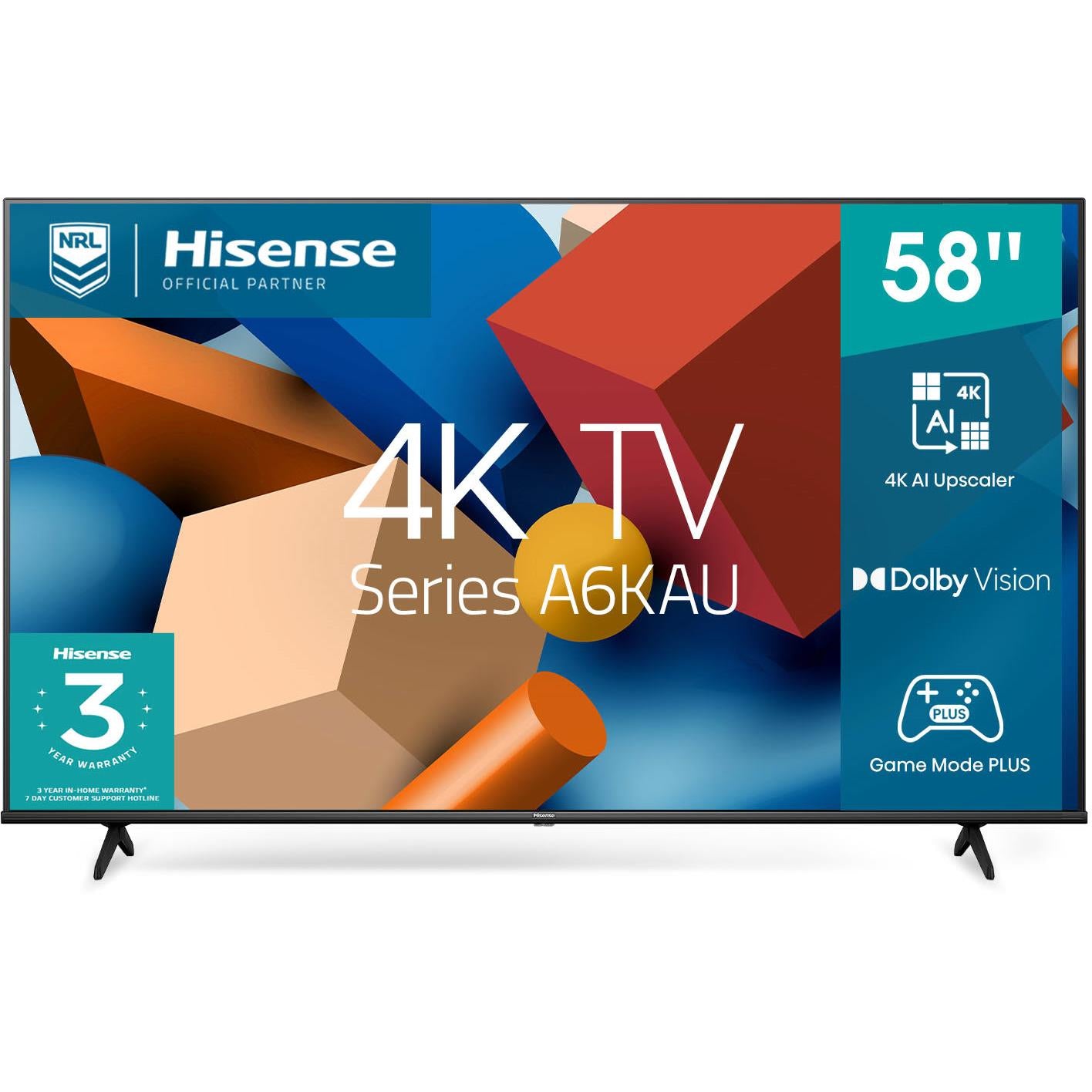 Hisense 58A6K 58 inch 4K UHD Smart TV